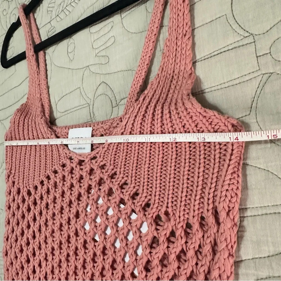 NWT MISA Ursula Rose Pink Knit Slip Dress Size S Net Resort Cover-up - Picture 5 of 9